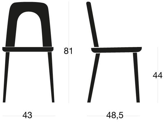 SIPA Стул из лакированного дуба Arco sun-id-1388075 - Вид №8
