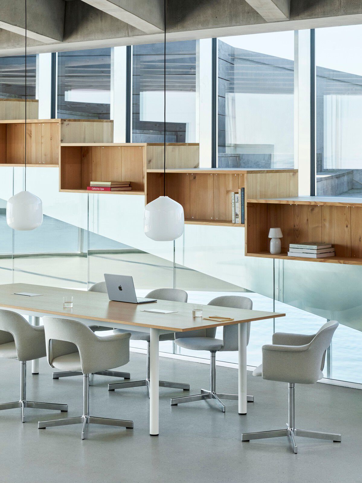 Прямоугольный стол с алюминиевыми или твердыми дубовыми ножками Hay пристройка ARCH-00111000 - Вид №18