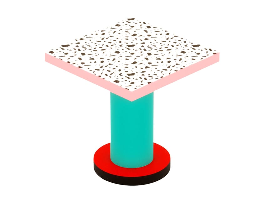 Высокий квадратный стол из МДФ Seletti Superfurniture ARCH-00062101