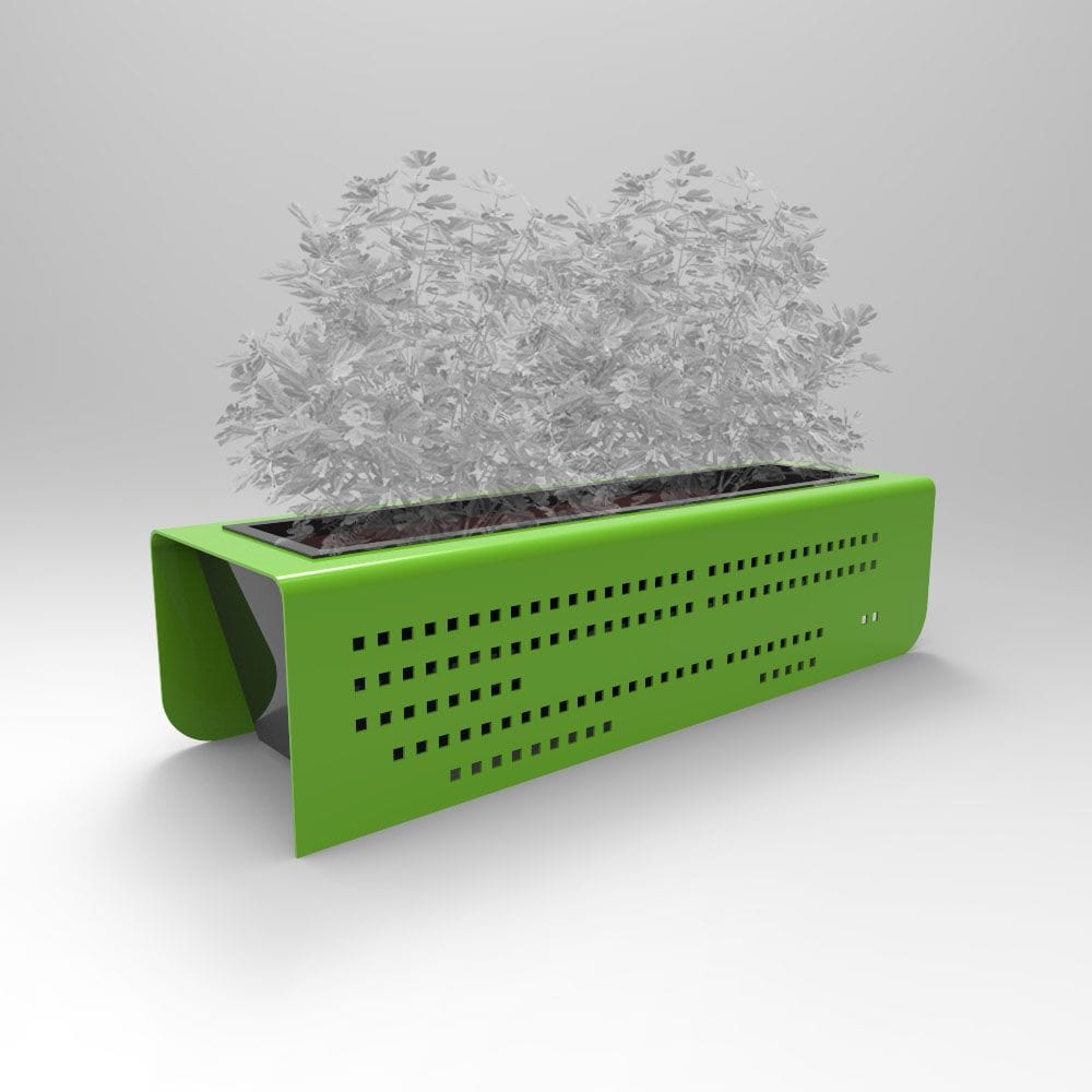 Прямоугольная плантатор из листового металла CITYSì MARGOT ARCH-00001984 - Вид №1