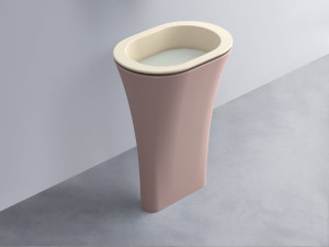 AMLA65-LN+AMPILO-PM+AMCOLO-CP Раковина Amedeo Ovale отдельностоящая cielo Enjoy + Amedeo