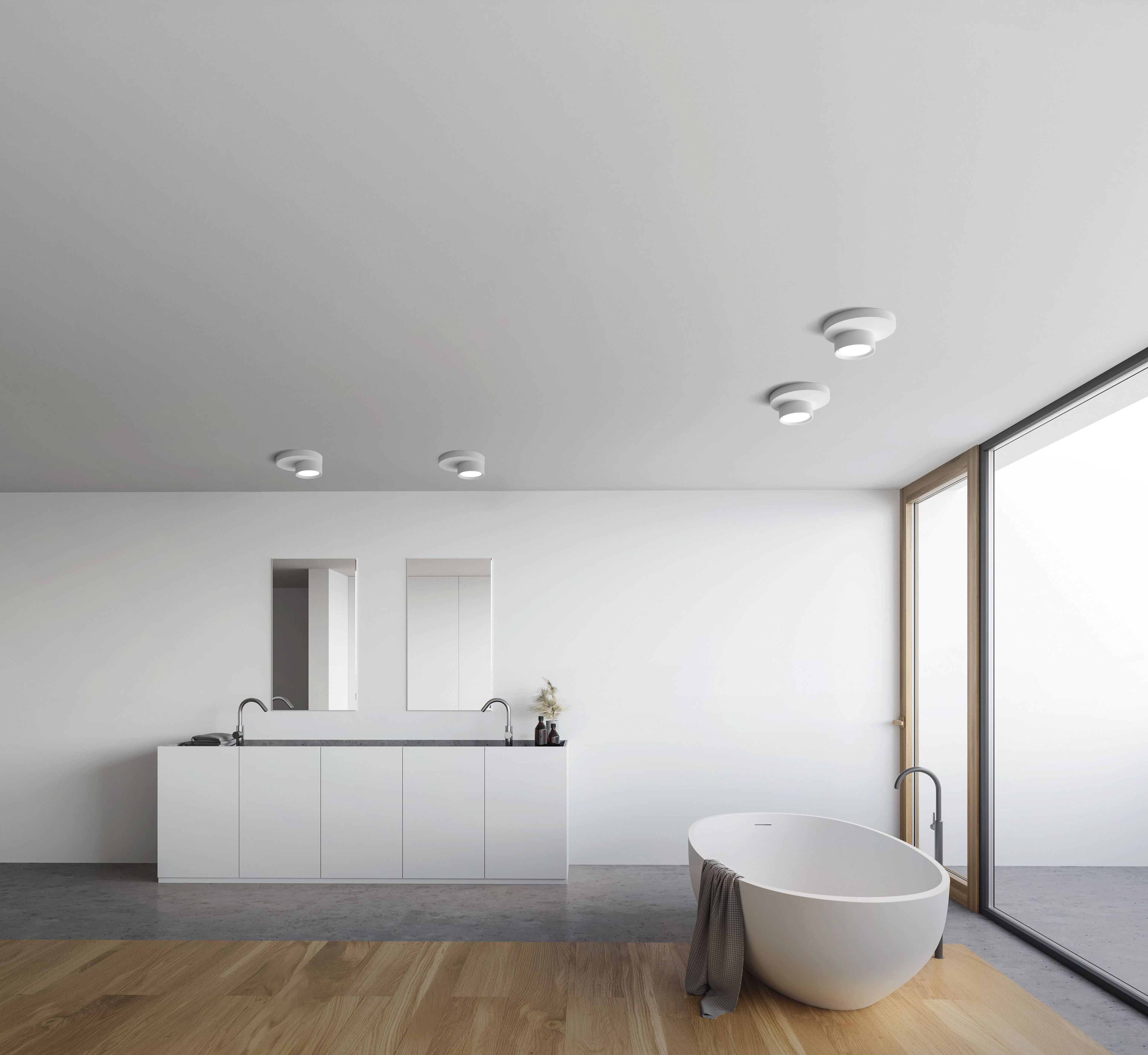 Гипсовый потолочный светильник Tecnico Demetra ARCH-00017277 - Вид №1