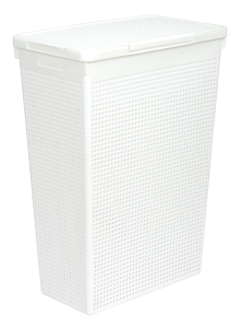 84498345 Корзина для белья цвет белый Лофт STLM-0050641 ВИОЛЕТ