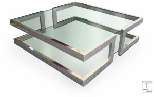 Gonzalo De Salas Квадратный стеклянный журнальный столик Lisa