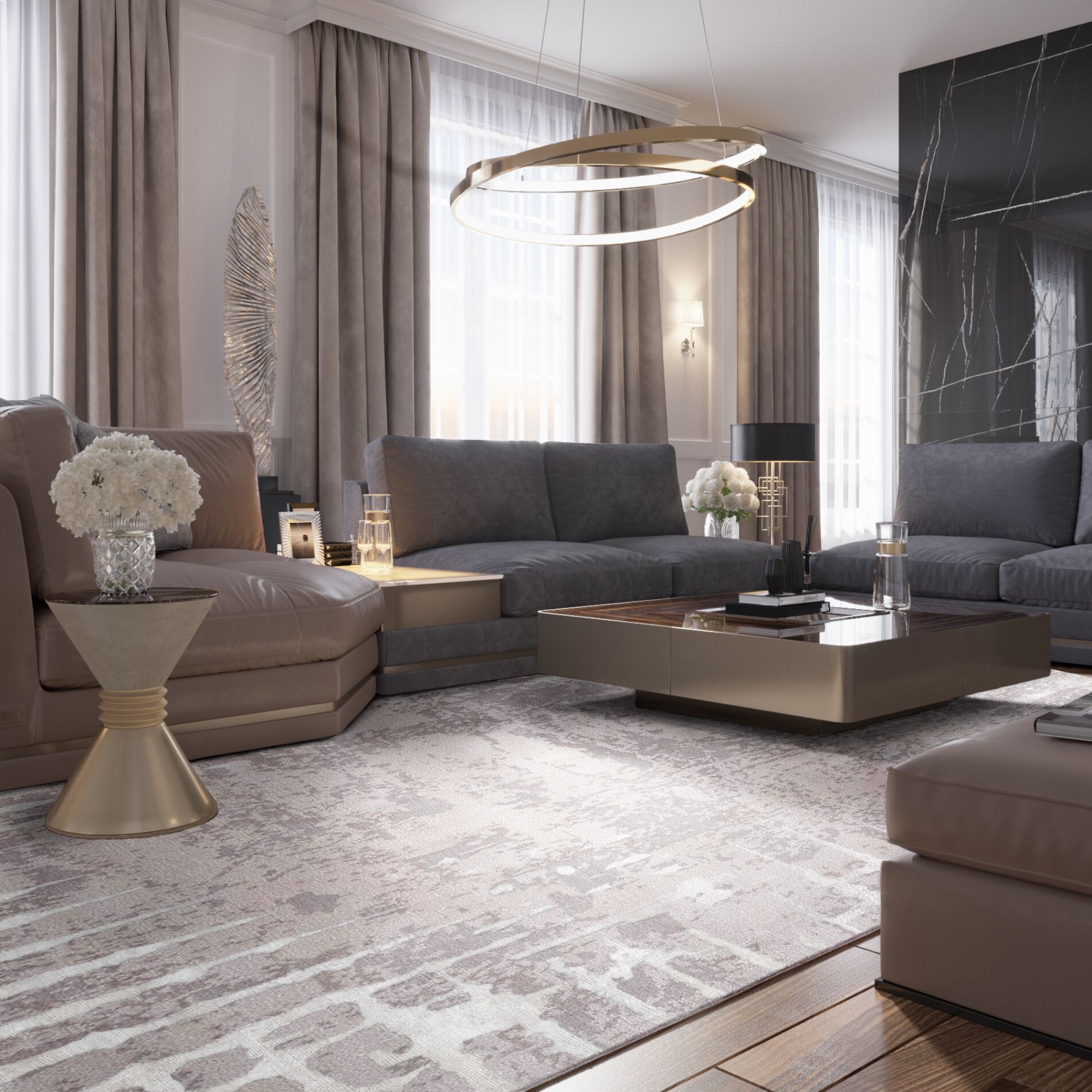 Прямоугольный ковер ручной работы Tapis Rouge Maison Six ARCH-00031977 - Вид №5