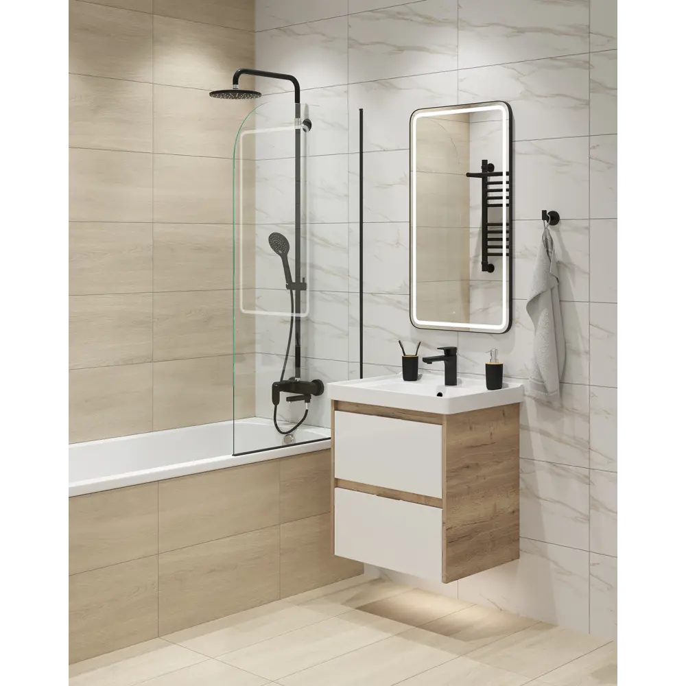 Керамогранит LB Ceramics Ренцо 30x60.3 см 1.44 м² матовый цвет бежевый STLM-2126337 - Вид №5