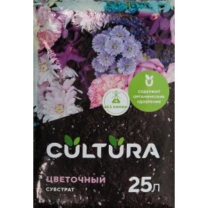 Грунт Cultura для цветов 25 л 82601344 STLM-2182294
