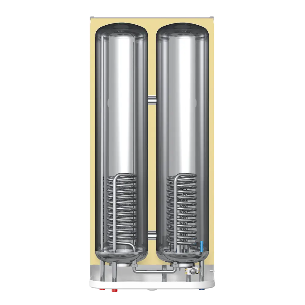 Бойлер косвенного нагрева 100 л Thermex Flat 100V Combi 151 185 20 кВт ТЭН 2 кВт настенный нержавеющая сталь 87619319 STLM-2122218  - Вид №1