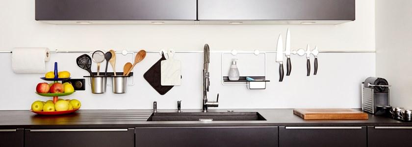 Mat Inter Полка / держатель для кухонной утвари из алюминия и абс. Bubble sun-id-1346219 - Вид №17