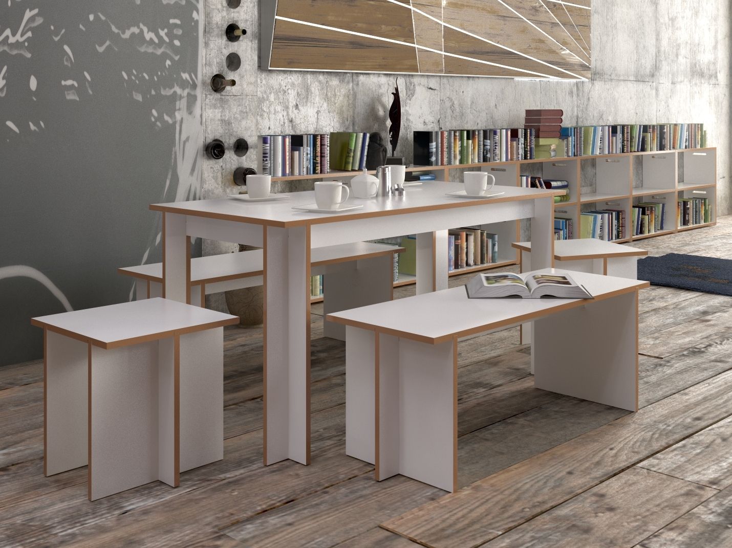 Табурет из МДФ Tojo Möbel TABLEGROUP ARCH-00139089 - Вид №5