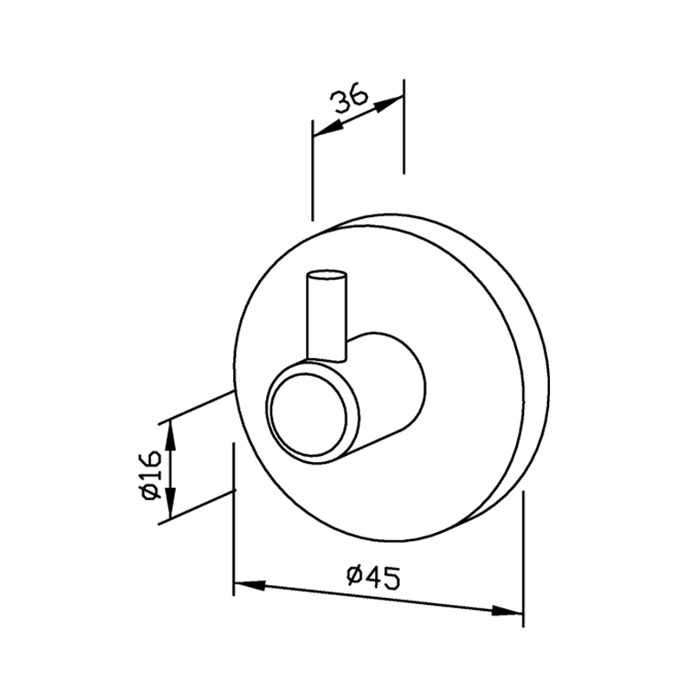 700215 Крюк одинарный AC215 WAGNER_EWAR A-LINE Wagner Ewar  - Вид №1