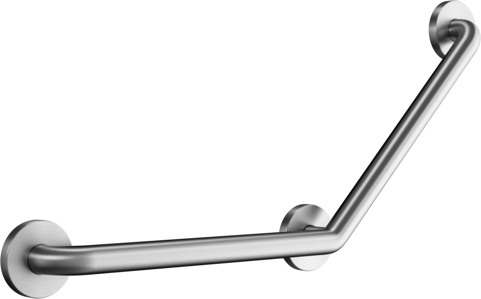 B615-S Изогнутый поручень из нержавеющей стали на 135°, 3-точечная фиксация