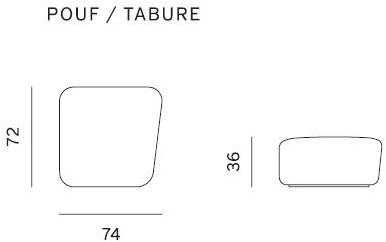 prostoria Мягкий пуф Revolve sun-id-1405586 - Вид №2