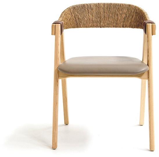 Moroso Штабелируемый деревянный стул с подлокотниками Mathilda sun-id-1407214 - Вид №2