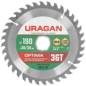 Диск пильный Uragan 36801-190-30-36_z01 9123077