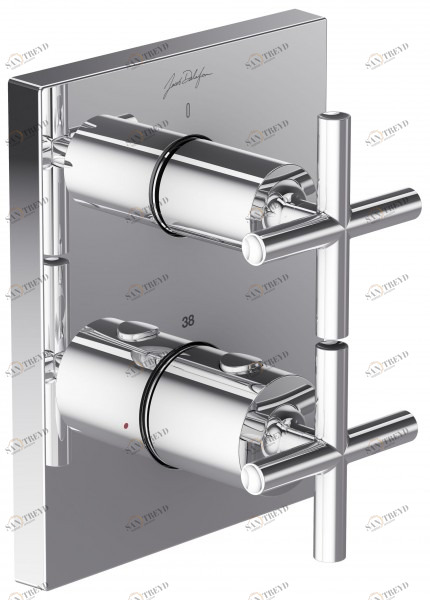 E75388-CP Встраиваемый смеситель, термостат, классический дизайн ручек Jacobdelafon MODULO Santreyd