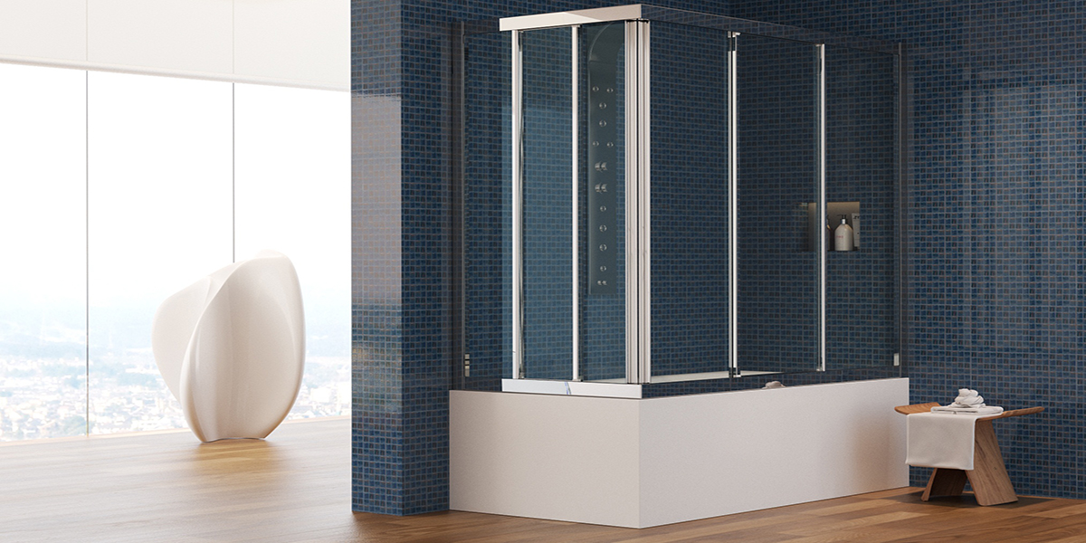 148V Душевое ограждения на борт вынны CSA Box Doccia Италия ELISA - Вид №1