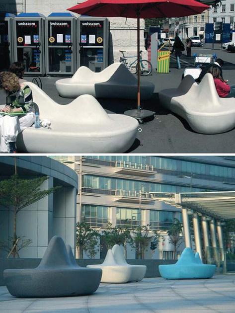 BD Barcelona Design Скамейка из полиэтилена Bdlove sun-id-1482570 - Вид №10