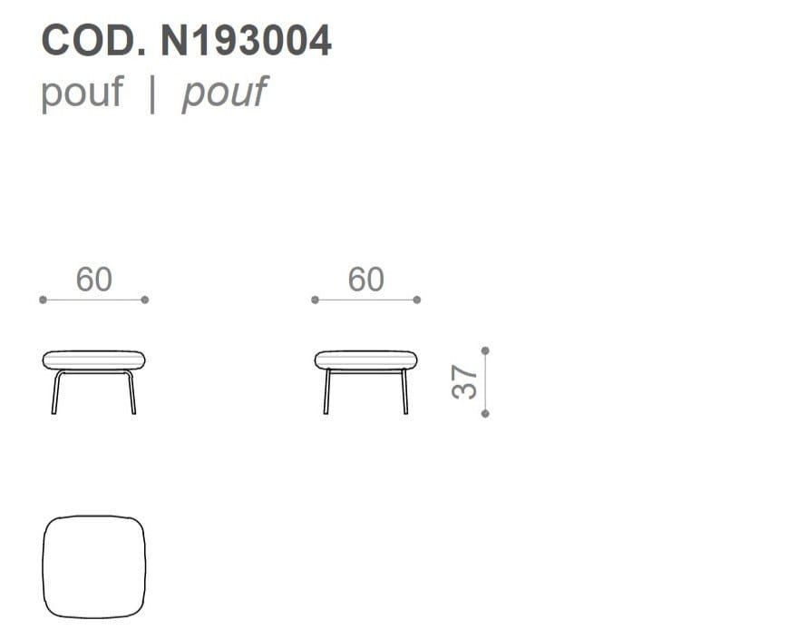 Тканевое кресло Nube Italia Fency ARCH-00002084 - Вид №2
