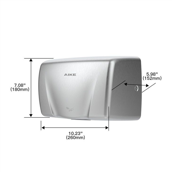 Сушилка для рук из нержавеющей стали AIKE AK2803A_234  - Вид №5