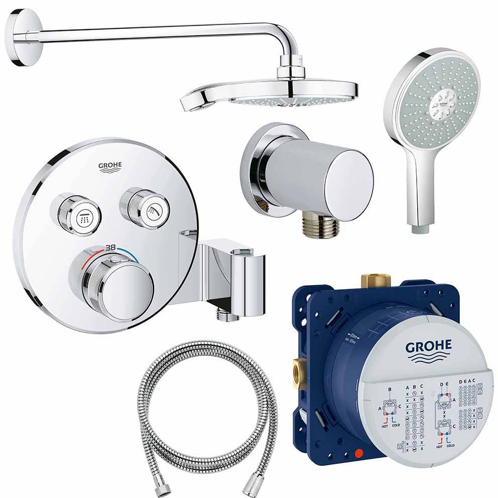 Готовый комплект для душа GROHE Grohtherm SmartControl (NSB0132)