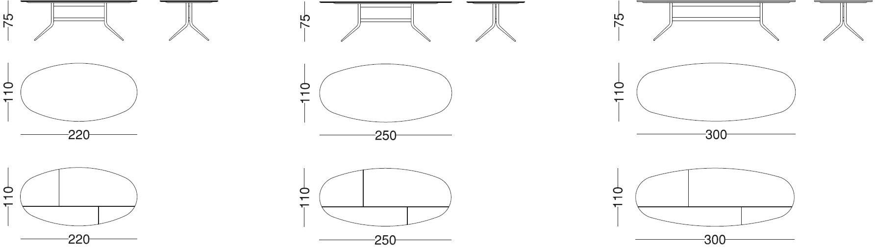 Vibieffe Обеденный стол из мрамора или мдф 1500 swing sun-id-1461521 - Вид №8