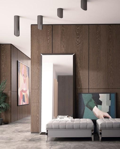 Capital Collection Прямоугольное зеркало из дерева в раме Orion sun-id-1500004 - Вид №1