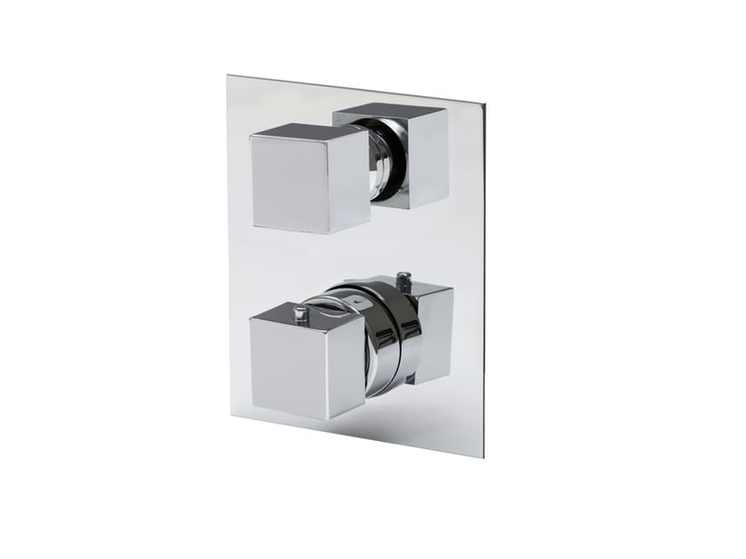 Встраиваемый термостатический смеситель для душа с 2 отверстиями Thermomat Thermo-mix ARCH-00077479