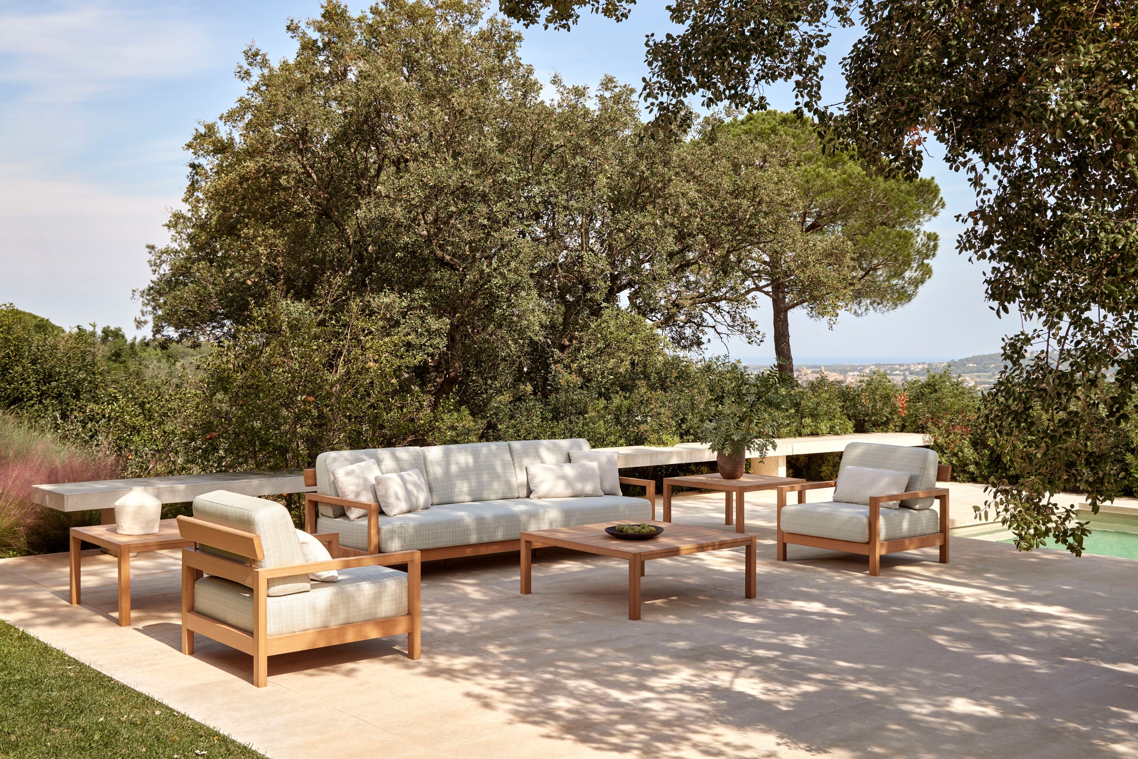 Квадратный садовый журнальный столик в TechTeak POINT Kubik ARCH-00094258 - Вид №3