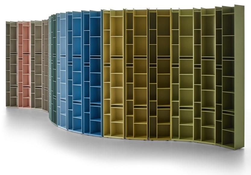 MDF Italia Модульный книжный шкаф-разделитель из древесного волокна Random sun-id-1478943 - Вид №1