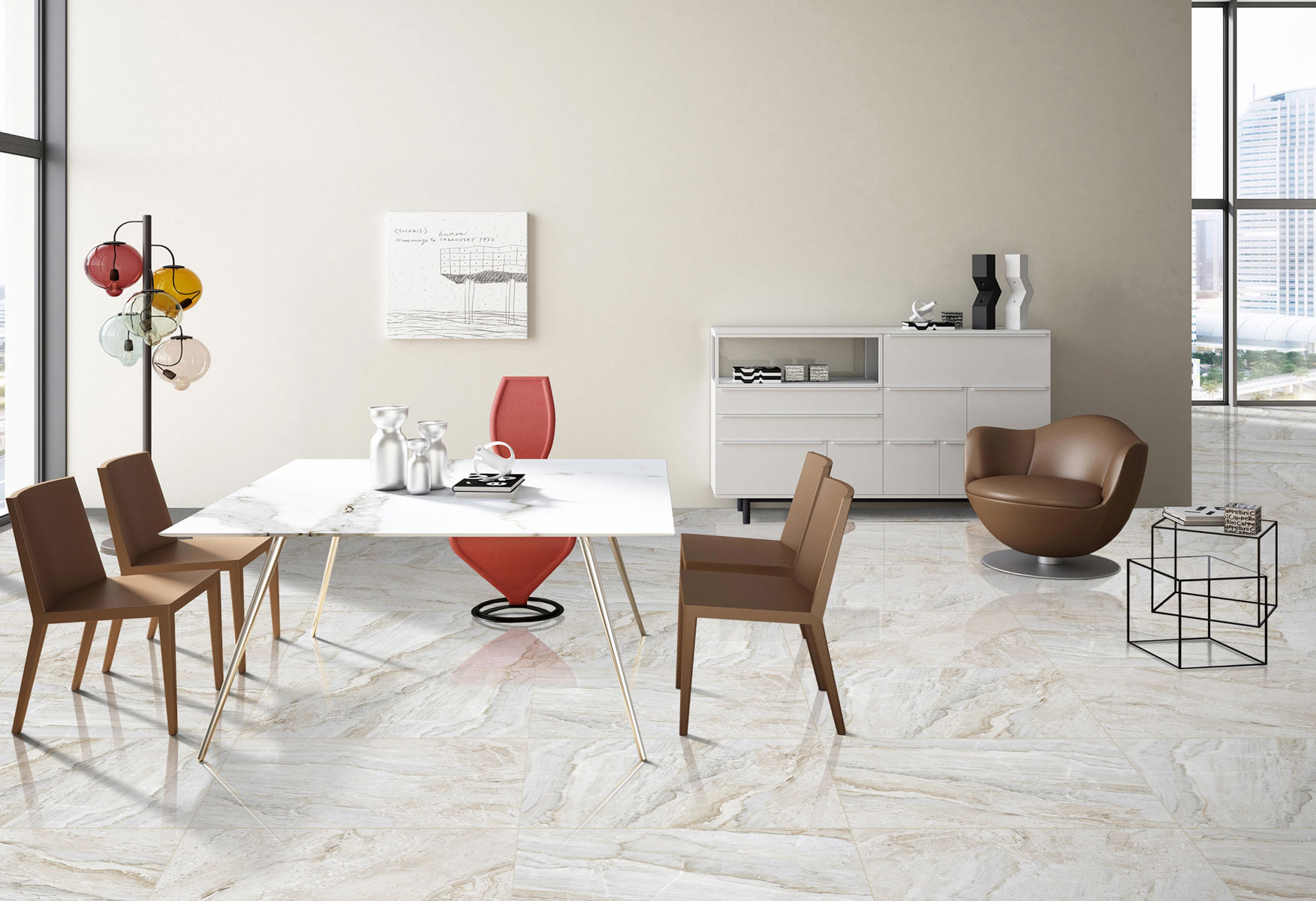 Oasis Carrara — Элегантность мрамора в вашем доме STP-ST456 INCOLOR - Вид №6