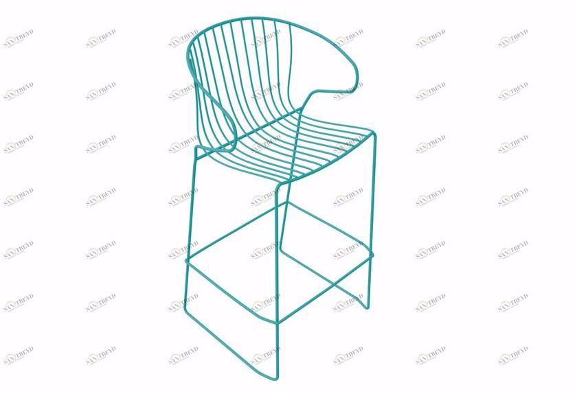 iSimar Стул садовый стальной с подлокотниками Bolonia 8066 / 8065