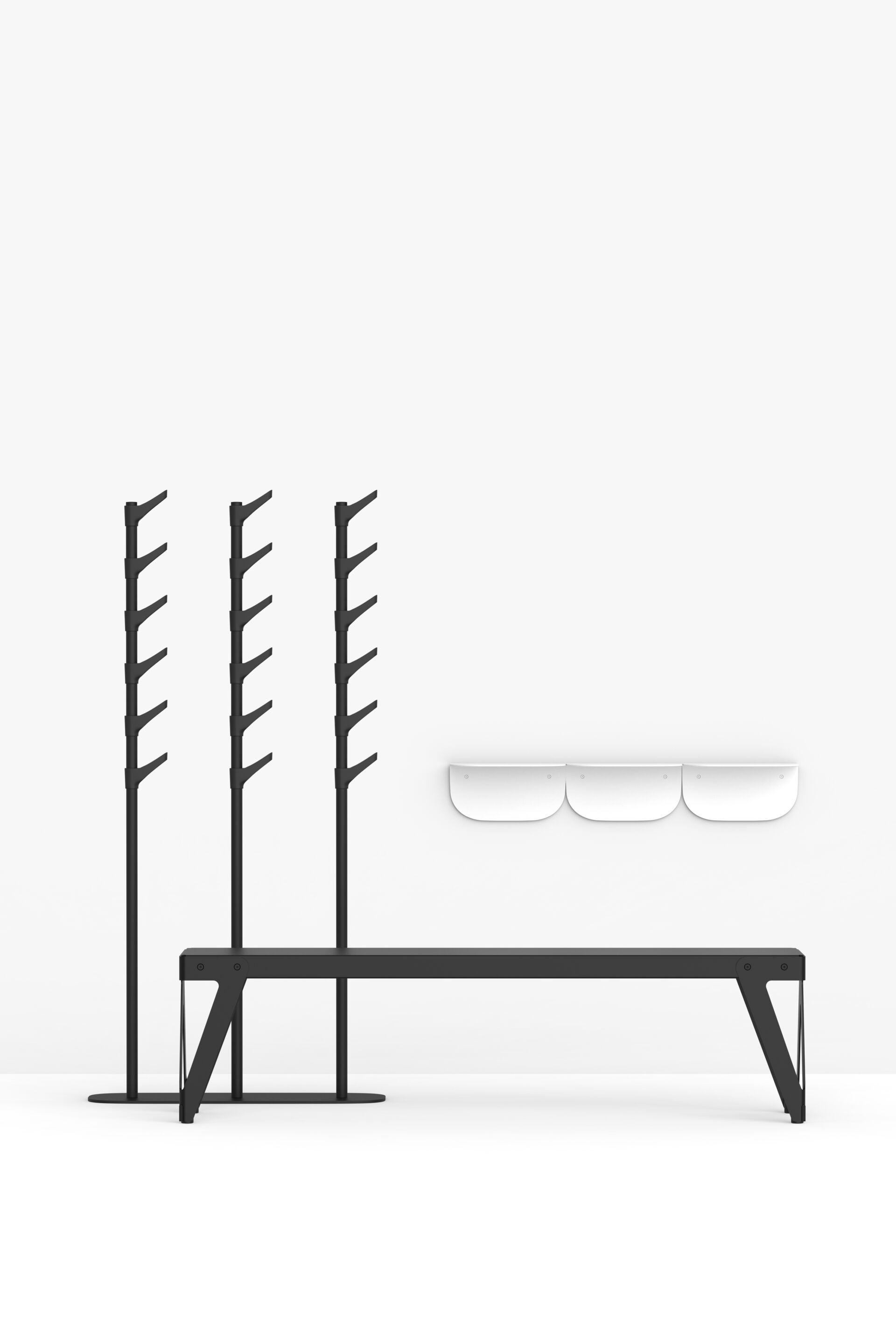 Стальная скамья с порошковым покрытием FUNCTIONALS Lloyd ARCH-00058716 - Вид №14
