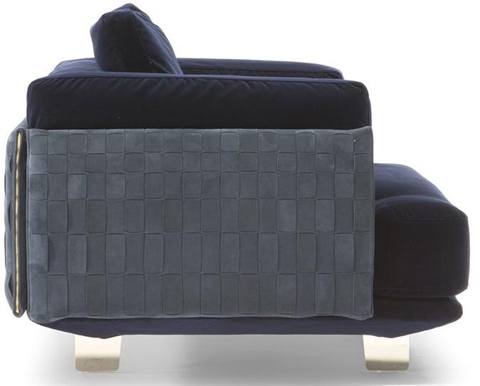 Natuzzi Кресло из ткани с подлокотниками Campus sun-id-1390881 - Вид №2