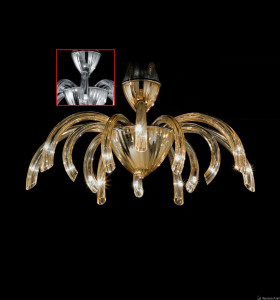 Sylcom 2022/14 CR cromo/crist люстра потолочная