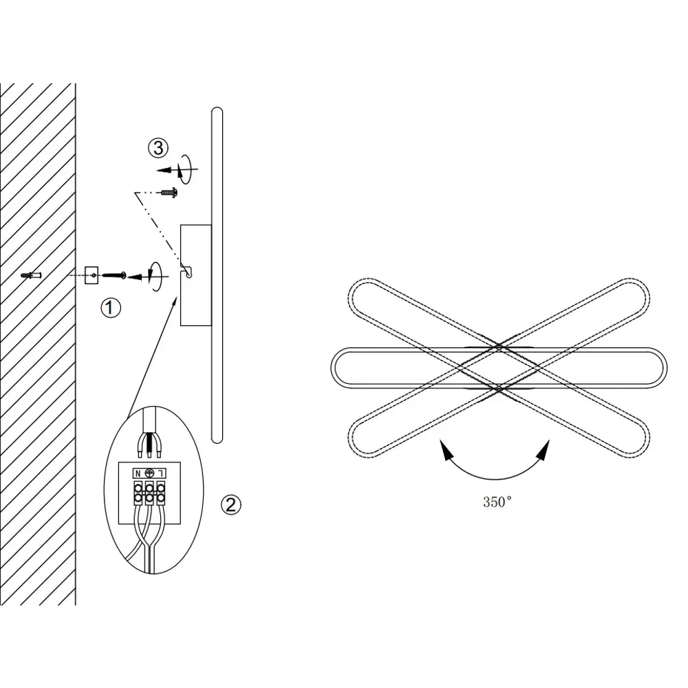 Бра Freya «Старк» — современный настенный светильник с LED-подсветкой 88241796 STLM-0915252 - Вид №8