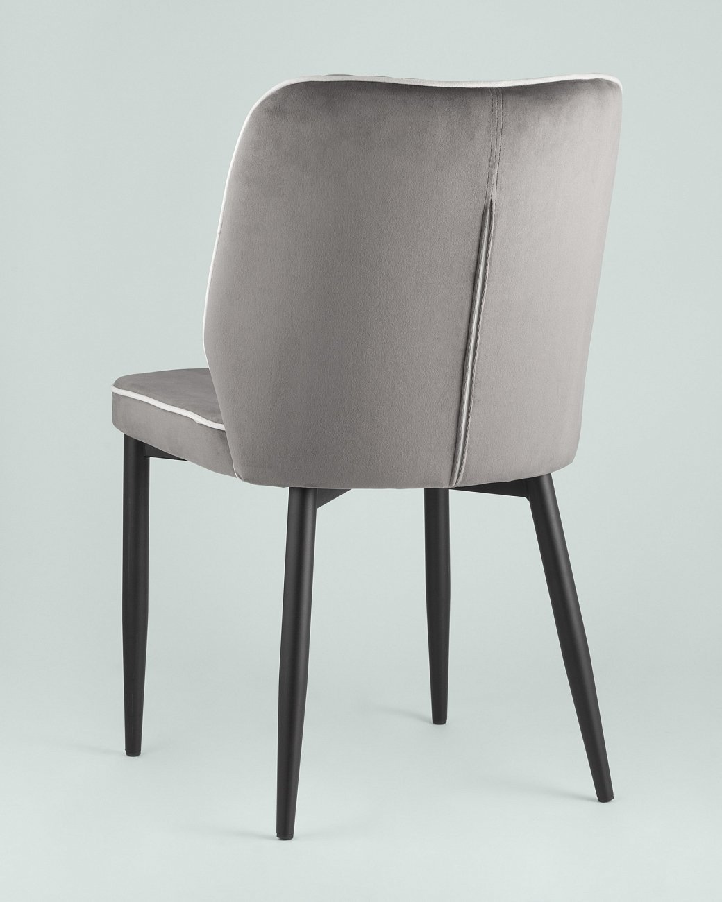 Стул со спинкой антрацитовый "Лоренс" STOOL GROUP ДИЗАЙНЕРСКИЕ, ИНТЕРЬЕРНЫЕ 00-3946149 Серый  - Вид №4