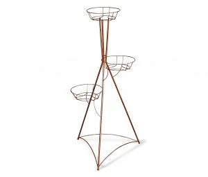 Подставка для цветов Kolonna 3 медь SHEFFILTON ПОДСТАВКИ ДЛЯ ЦВЕТОВ 014971 Медный