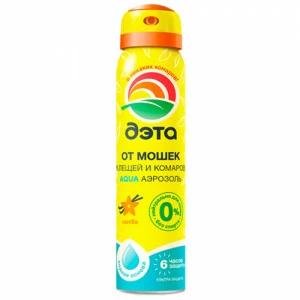 ДЭТА AQUA аэрозоль от мошек,клещей,комаров 100 мл