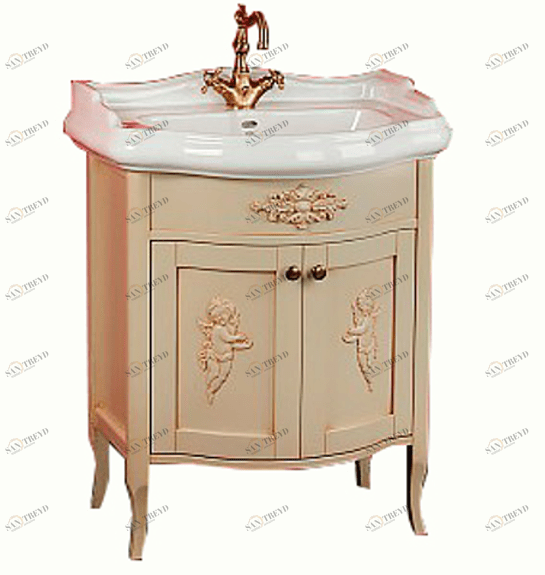 Комплект мебели MIGLIORE Bella ML.BLL-BA446 AV - слоновая кость ML.BLL-BA446 AV/ML.BLL-SP447/ML.BLL-25.073.BI