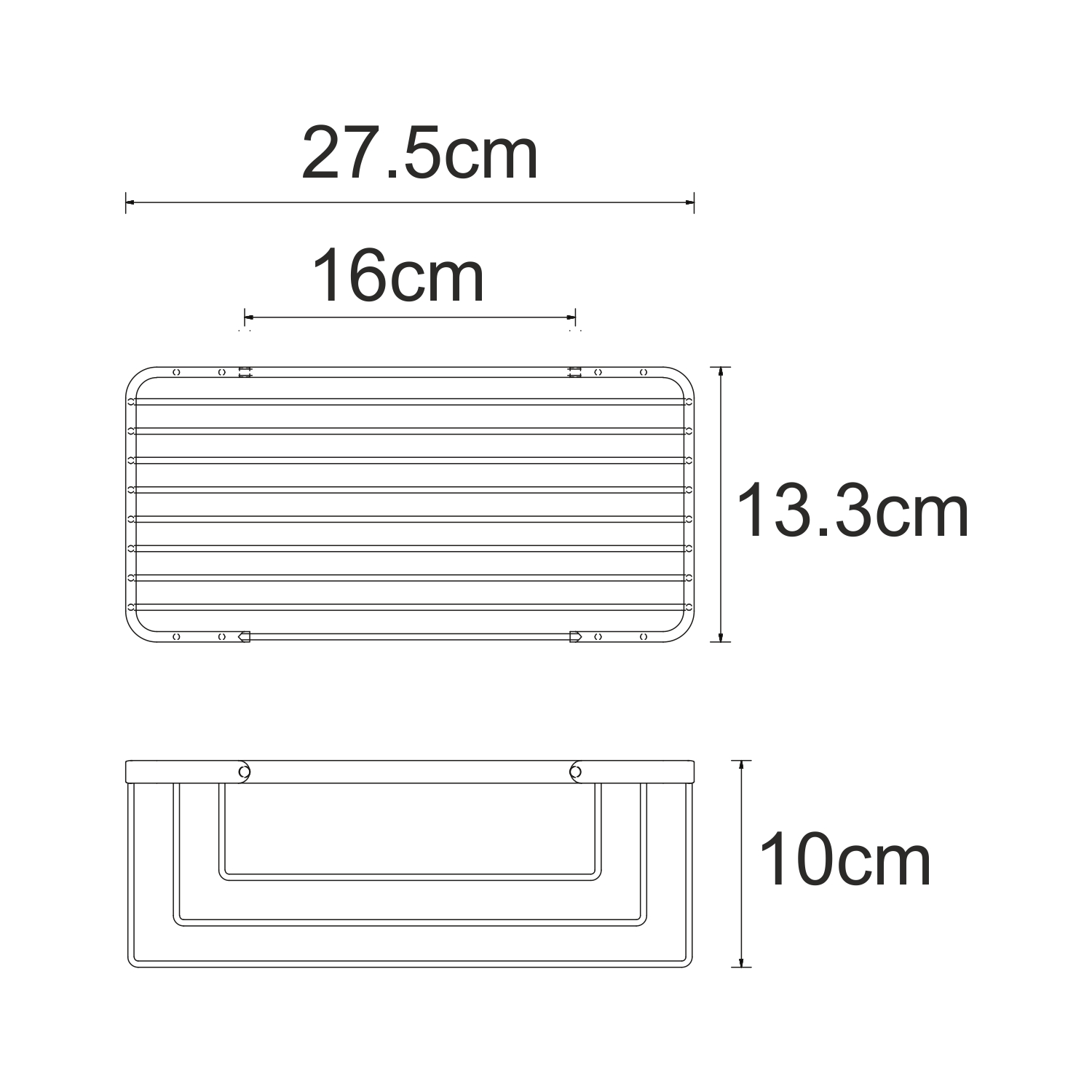 K-711NICKEL Скоро в продаже! Полка металлическая WasserKRAFT  - Вид №1