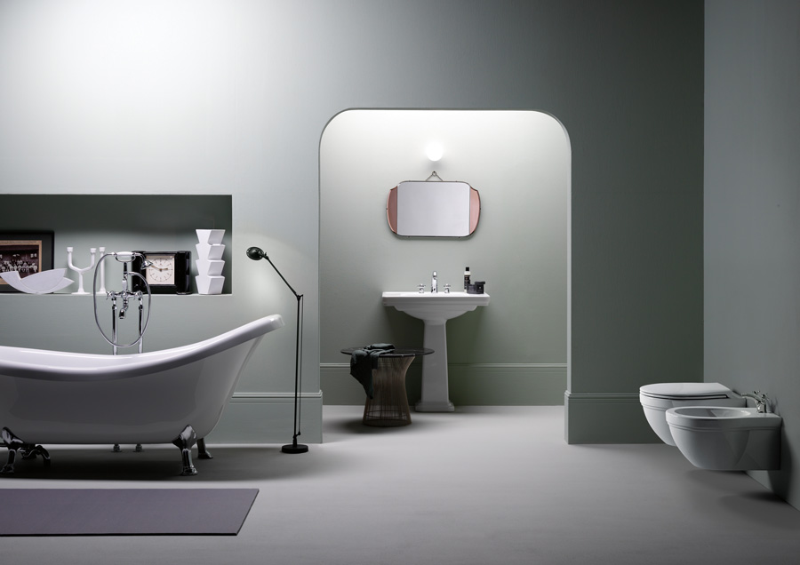 8787111 Подвесная раковина настенная овальная GSI ceramica Classic белая - Вид №3