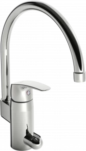 Oras 1039 Смеситель для кухни с клапаном 1039 Safira Хром