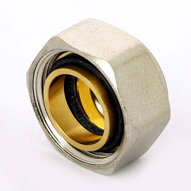 Соединитель для медной трубы обжим EMMETI 15х(М24х19) 01321415 - Вид №3