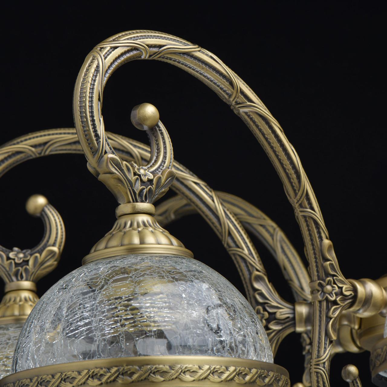 Потолочная люстра MW-Light Аманда 481013608 MW-LIGHT ДИЗАЙНЕРСКИЕ, АМАНДА 279179 Бронза  - Вид №3