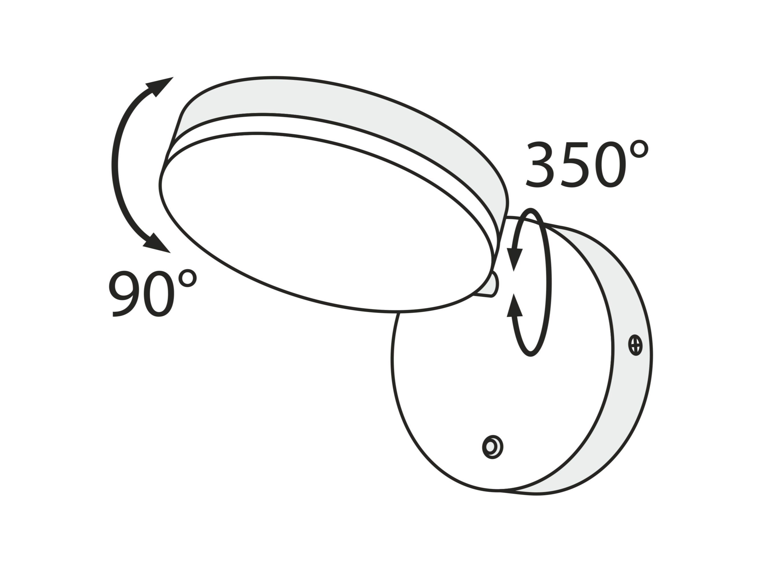 Алюминиевый светодиодный настенный светильник с диммером Maytoni Fad ARCH-00118277 - Вид №5