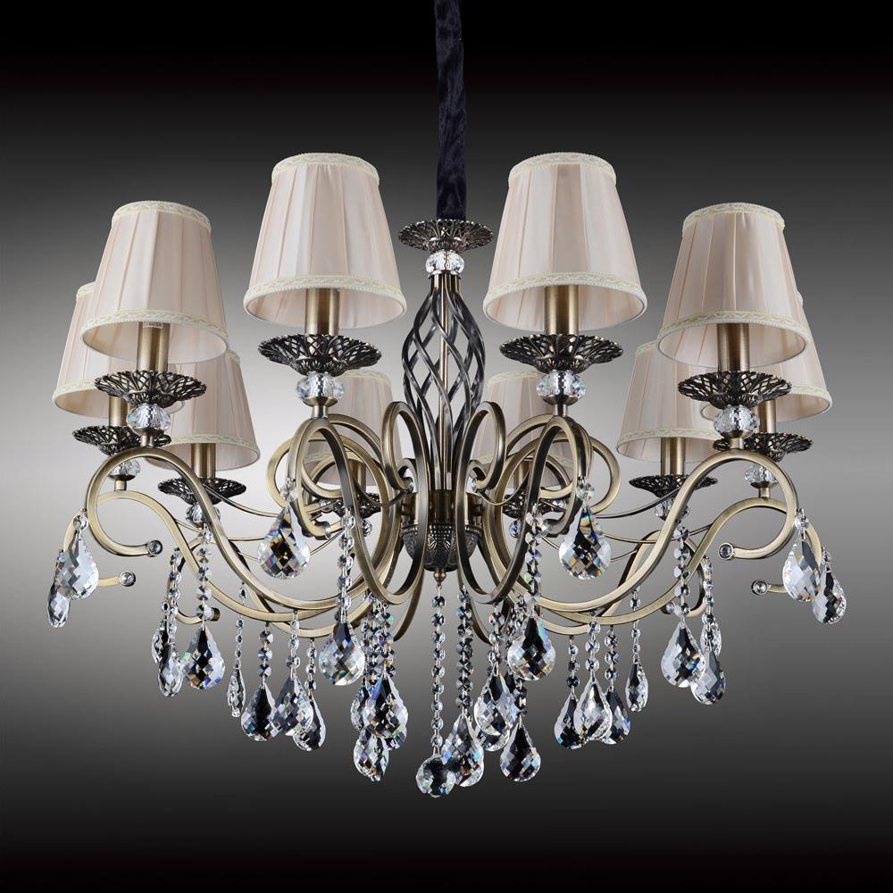 Подвесная люстра Omnilux Belluno OML-79113-10 OMNILUX ДИЗАЙНЕРСКИЕ, BELLUNO 187723 Кремовый  - Вид №2