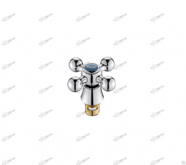 Ручка для СМ с керам.кран-буксой,1/2 дюйма, 180 град., 24 шлица Potato Р61-1 Potato Р61-1 11173308