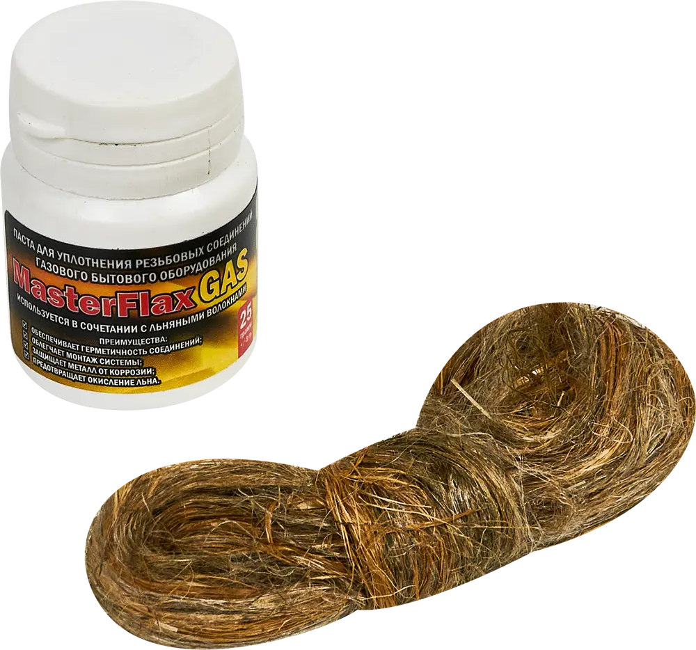 Santreyd Masterflax - уплотнительная паста для газовых соединений со льном 25 г 86867021