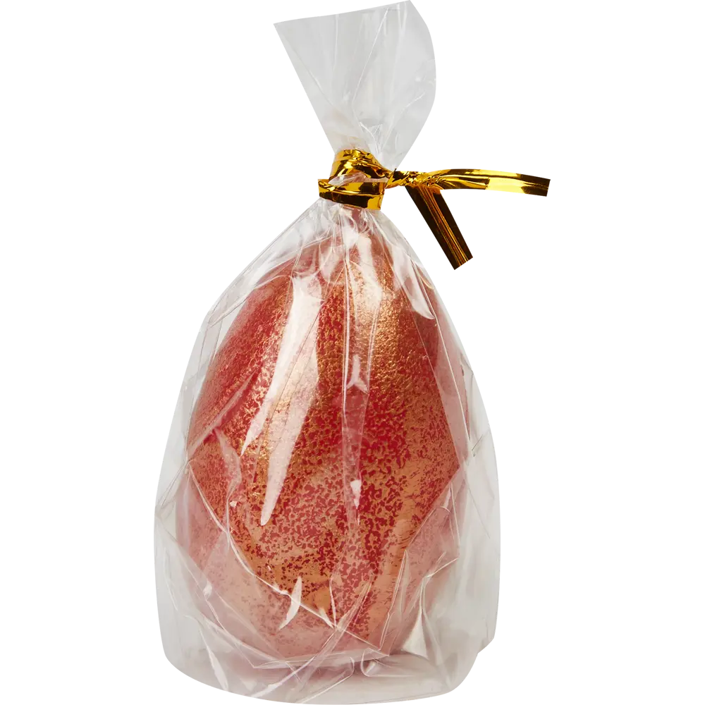 Свеча парафиновая Яйцо-3 малое бордо с росписью 5,5 см EVIS STLM-2122097 - Вид №2